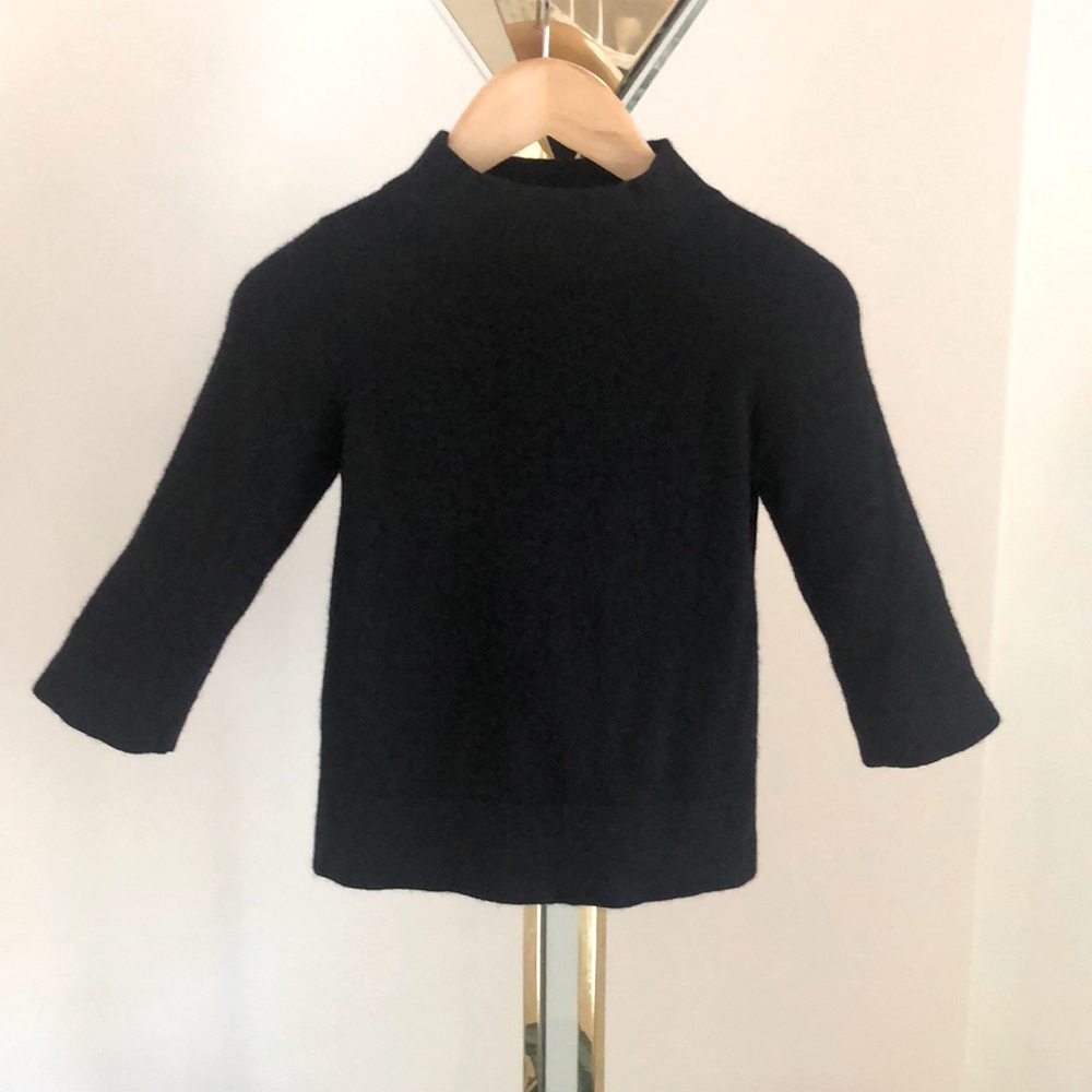 VINCE Charcoal gray Mock neck Cashmere sweater -- Size S